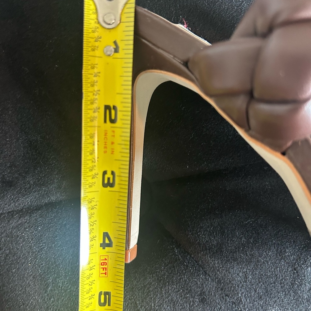 Steve Madden Chocolate Braided Heels - Picture 9 of 10